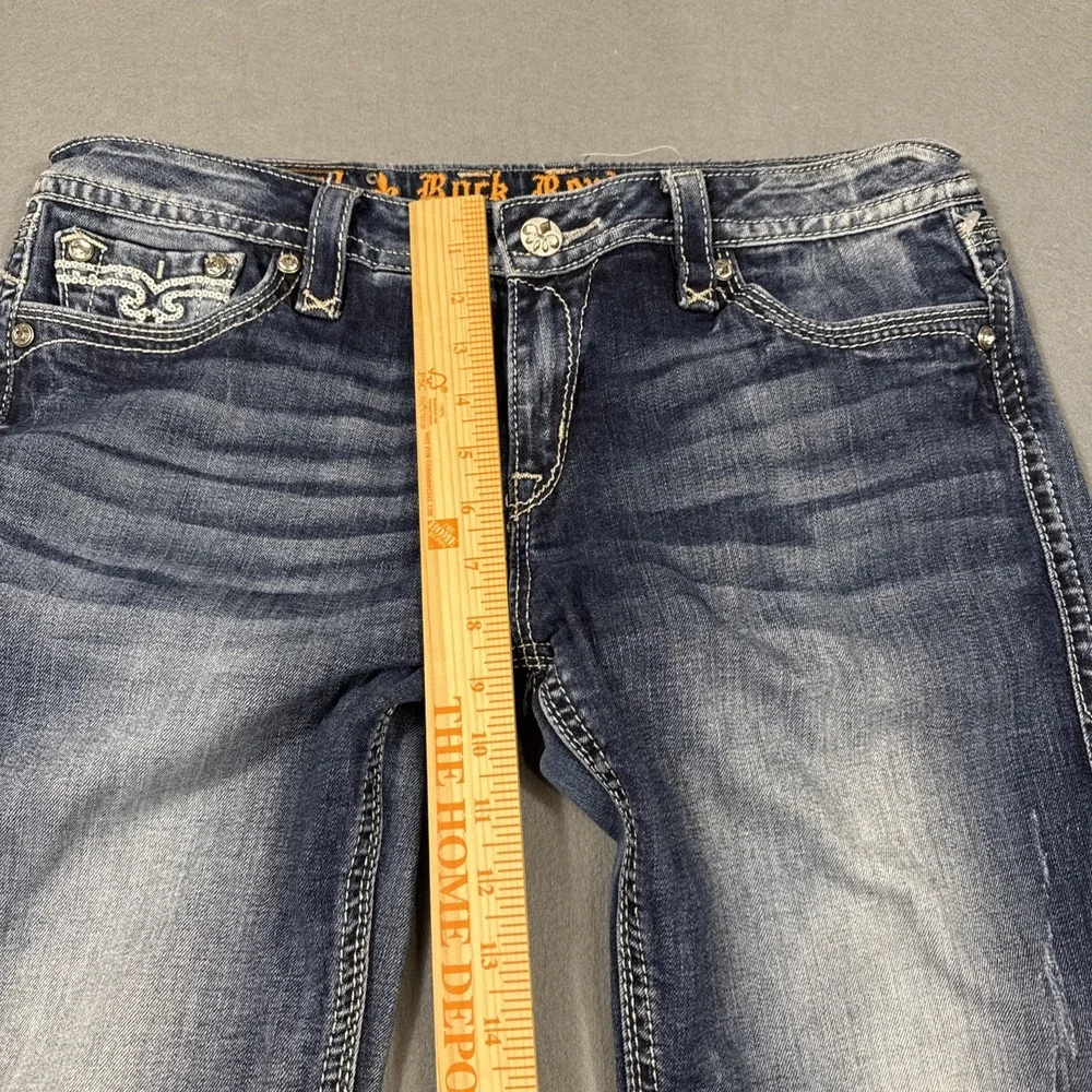Rock Revival EASY CAPRI SORA Jeans Embroidered Pockets Logo Accents Men 32